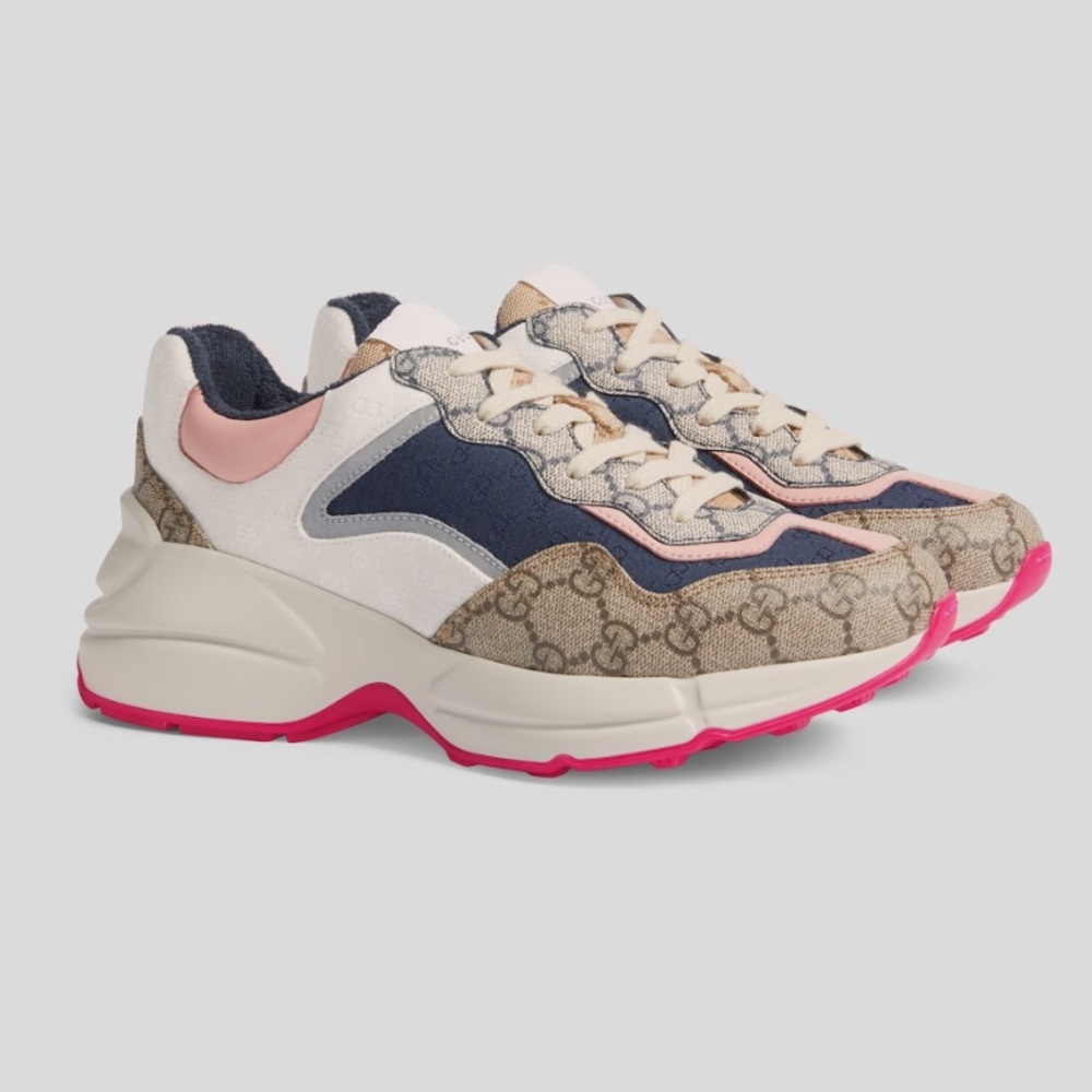 Gucci Rhyton Beige Ebony Sneakers